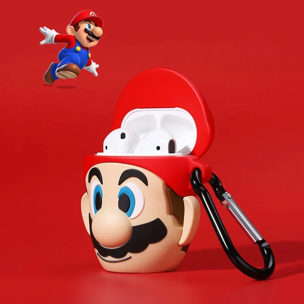 Cartoon Mario AirPods Case